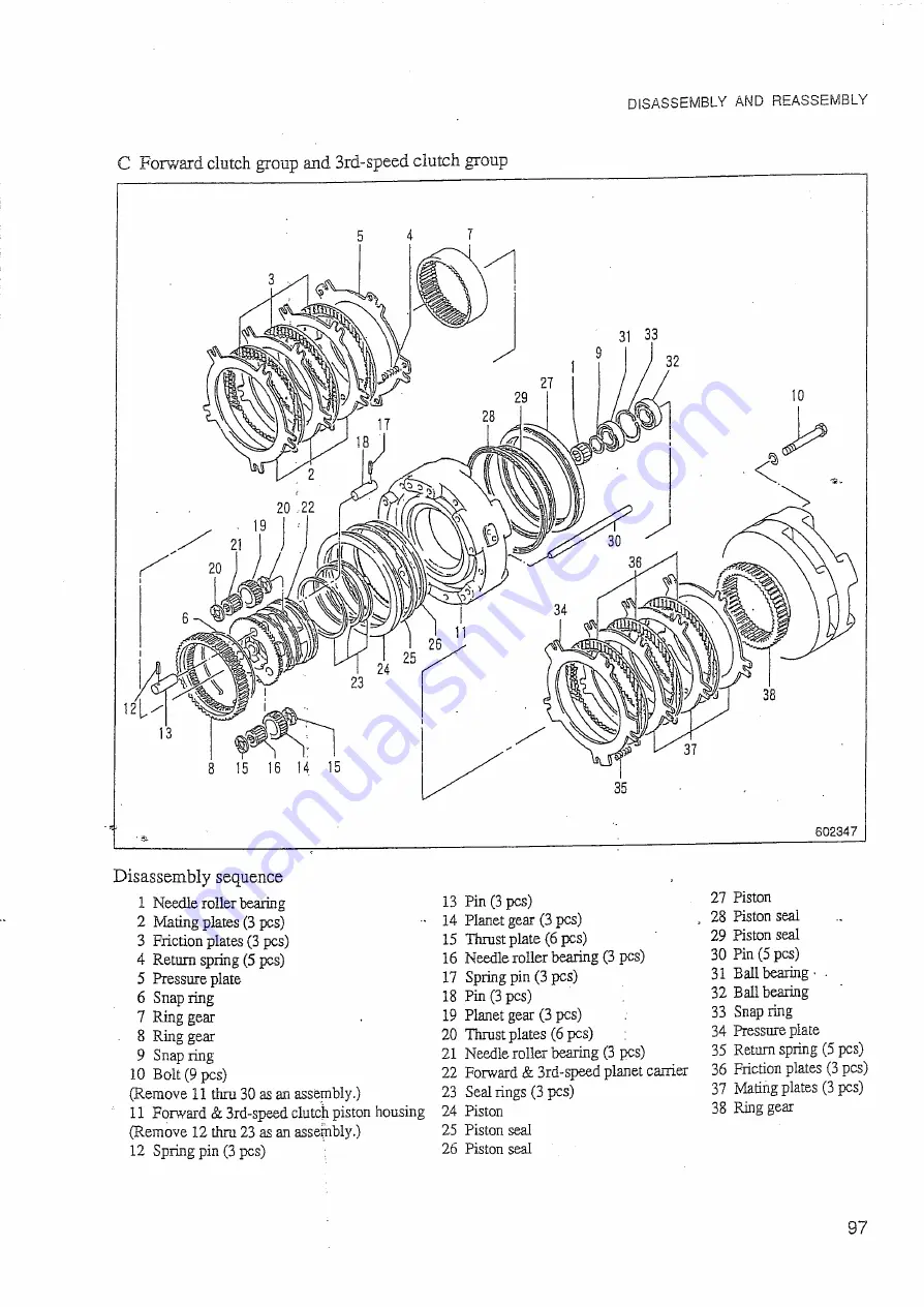 Mitsubishi Heavy Industries BD2GII Service Manual Download Page 97