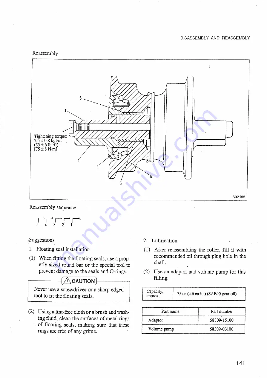 Mitsubishi Heavy Industries BD2GII Service Manual Download Page 141