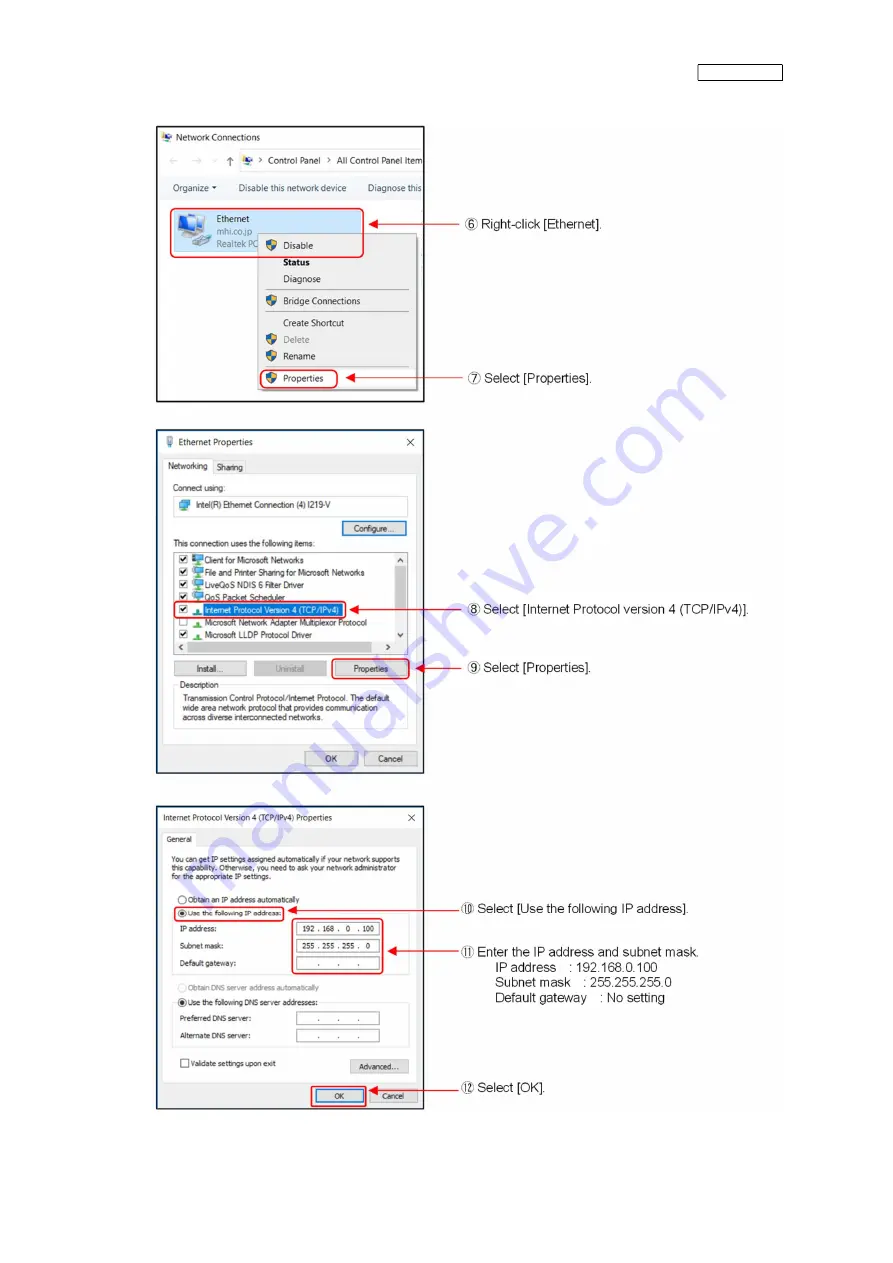 Mitsubishi Heavy Industries RM-CGW-E1 Setup Manual Download Page 11