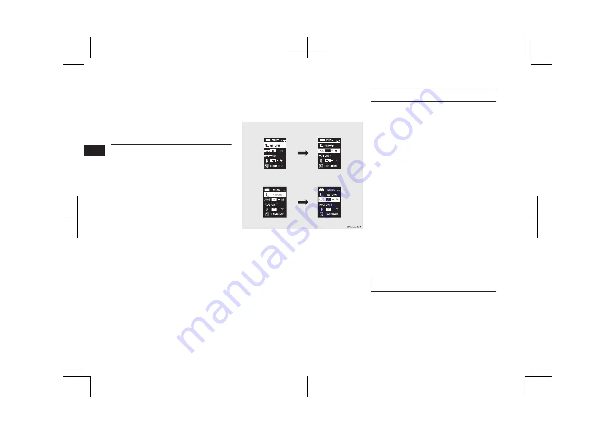 Mitsubishi MOTORS ASX Series Owner'S Manual Download Page 126