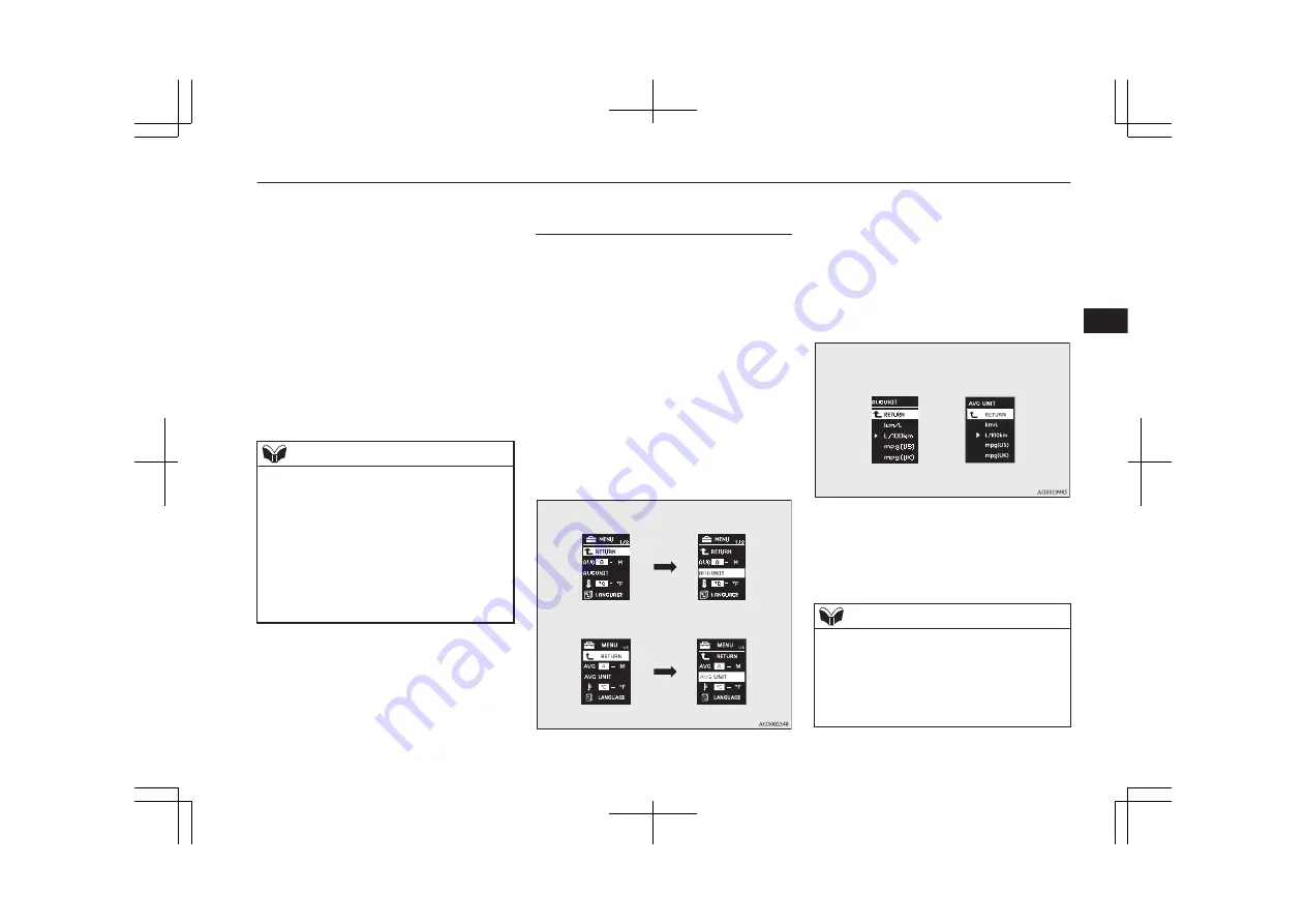 Mitsubishi MOTORS ASX Series Owner'S Manual Download Page 127