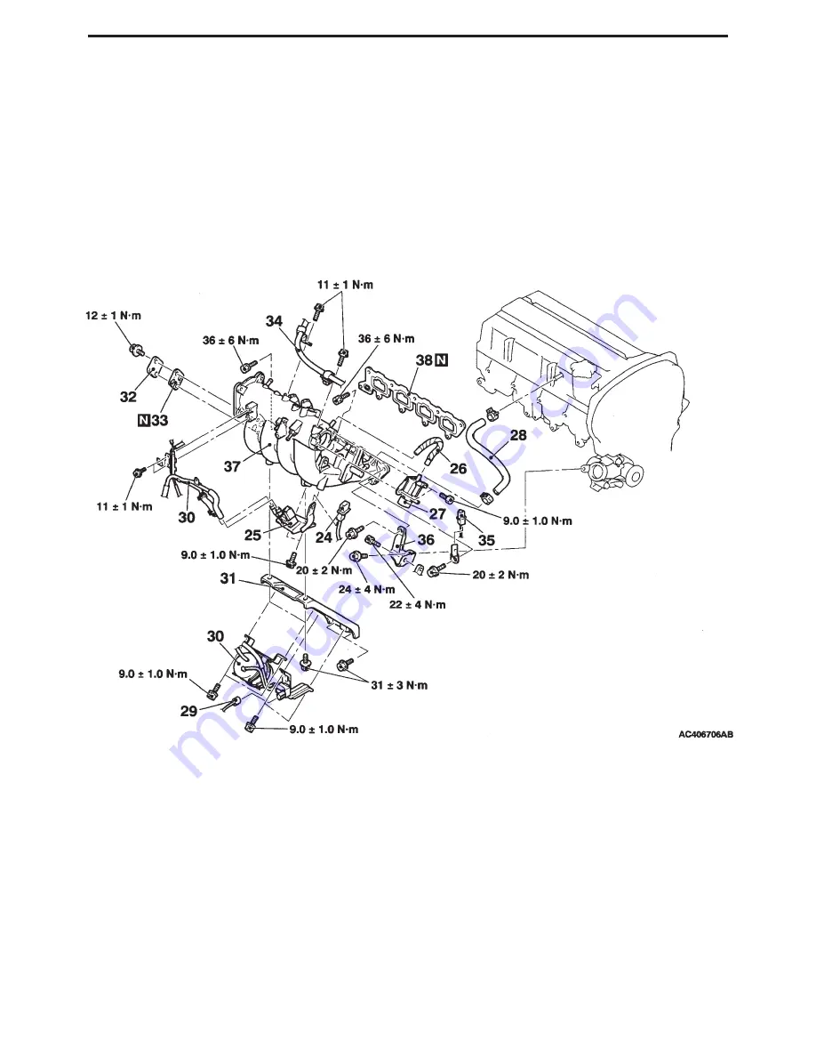 Mitsubishi MOTORS Lancer Evolution IX 2005 Workshop Manual Supplement Download Page 32