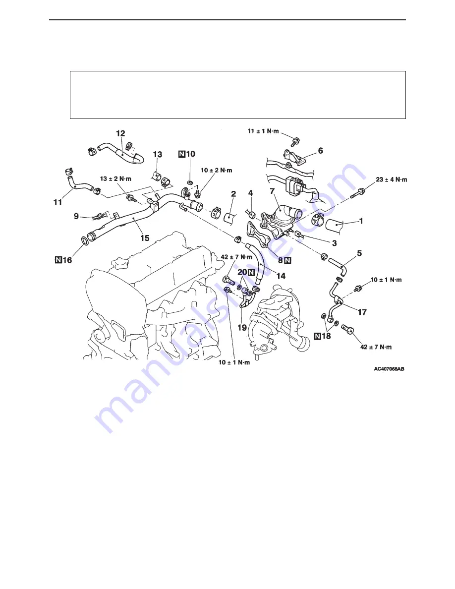 Mitsubishi MOTORS Lancer Evolution IX 2005 Workshop Manual Supplement Download Page 39