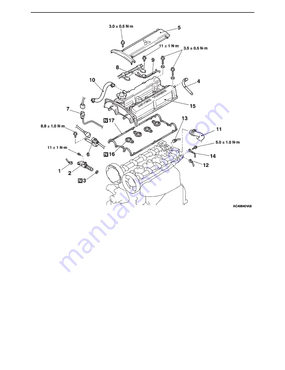 Mitsubishi MOTORS Lancer Evolution IX 2005 Workshop Manual Supplement Download Page 75