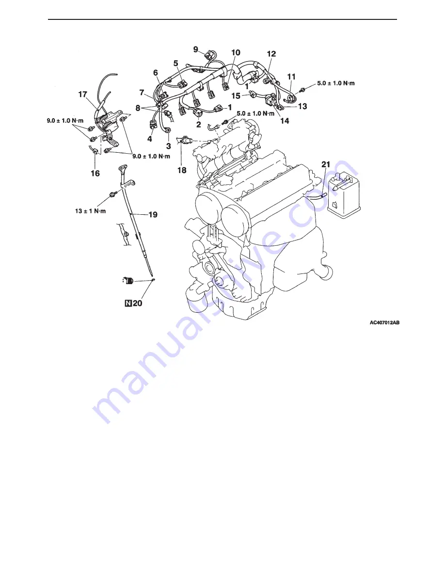 Mitsubishi MOTORS Lancer Evolution IX 2005 Workshop Manual Supplement Download Page 85