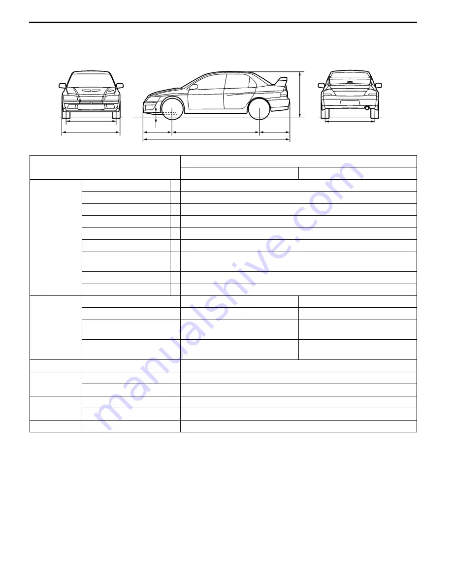 Mitsubishi MOTORS Lancer Evolution-VII 2001 Скачать руководство пользователя страница 20