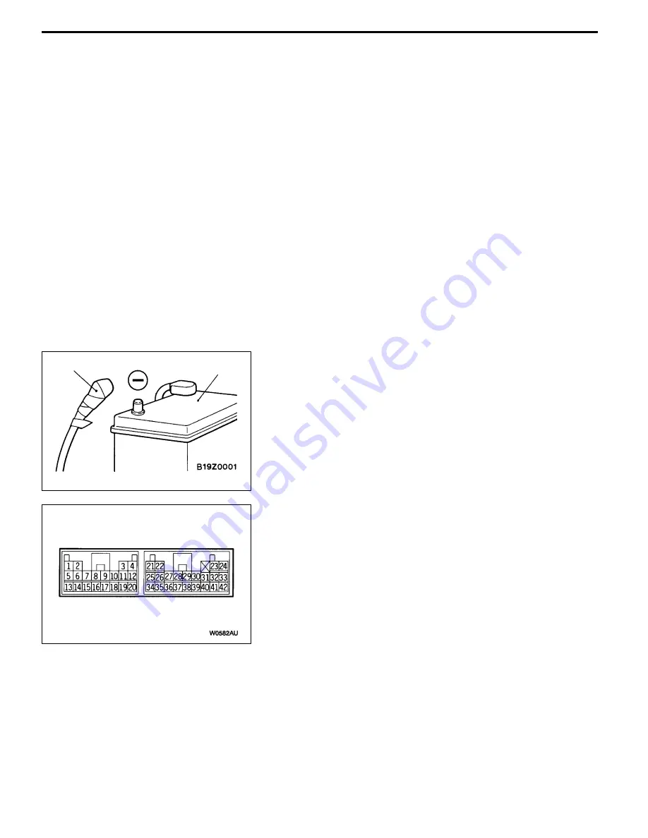 Mitsubishi MOTORS Lancer Evolution-VII 2001 Workshop Manual Download Page 25