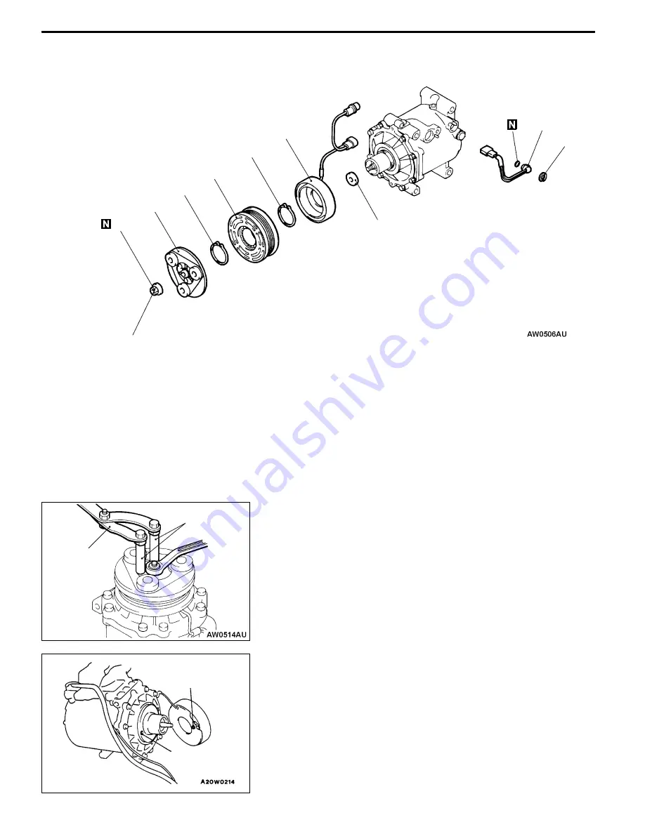 Mitsubishi MOTORS Lancer Evolution-VII 2001 Workshop Manual Download Page 1087