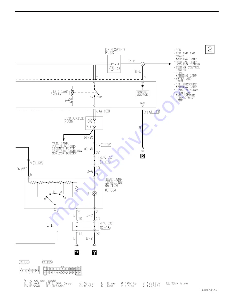 Mitsubishi MOTORS Lancer Evolution-VII 2001 Workshop Manual Download Page 1242