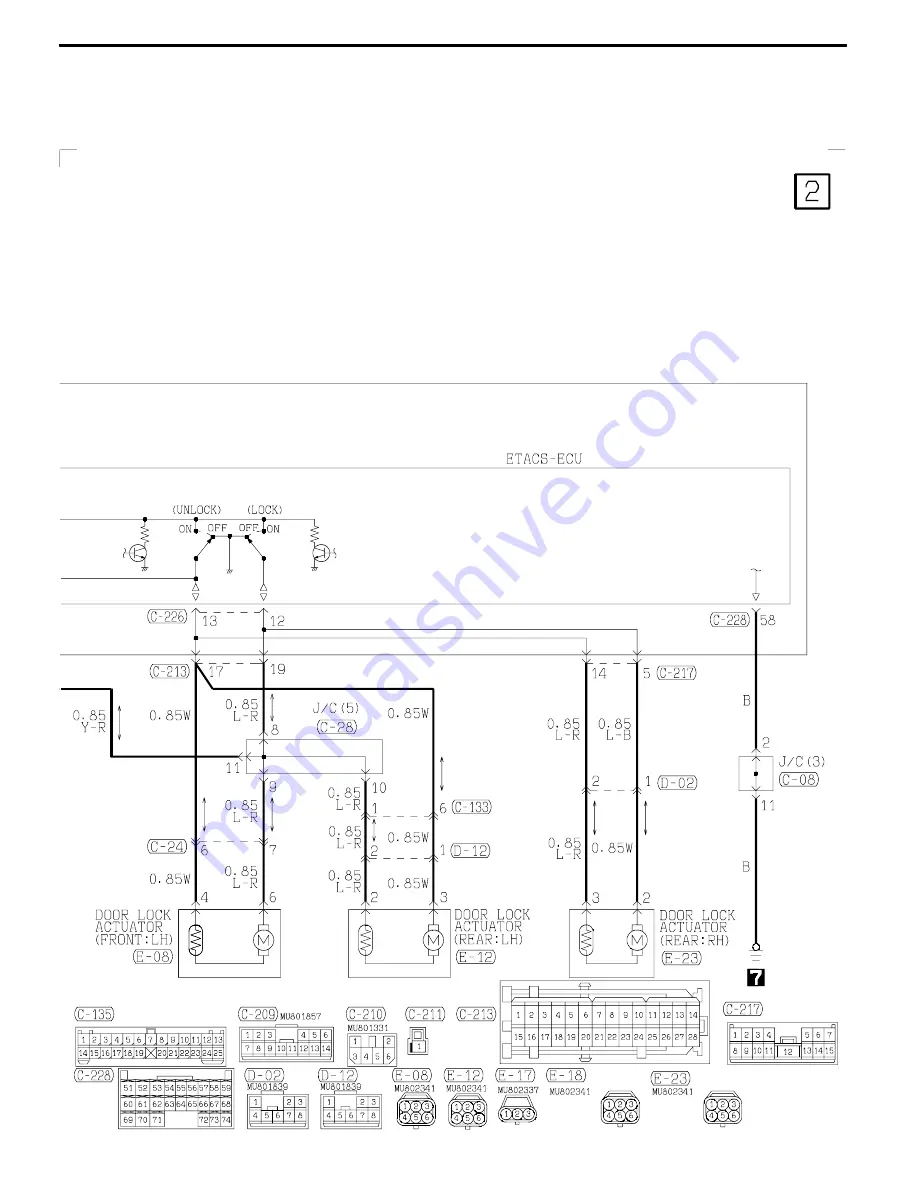 Mitsubishi MOTORS Lancer Evolution-VII 2001 Workshop Manual Download Page 1282