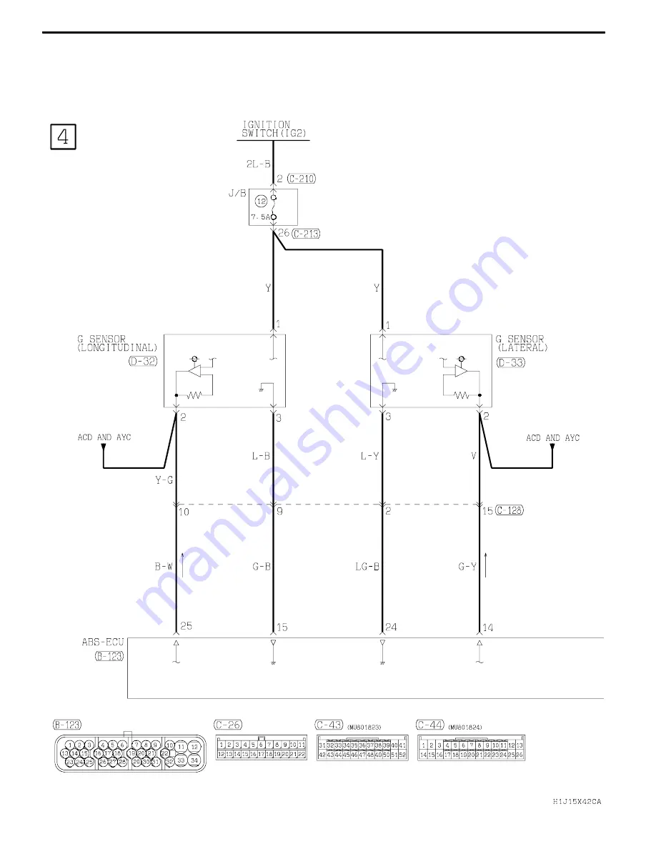 Mitsubishi MOTORS Lancer Evolution-VII 2001 Workshop Manual Download Page 1317