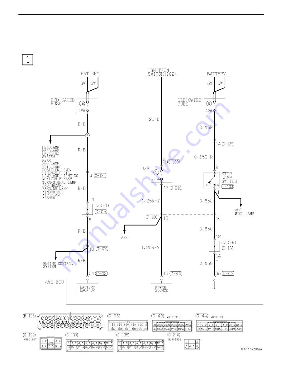 Mitsubishi MOTORS Lancer Evolution-VII 2001 Workshop Manual Download Page 1337