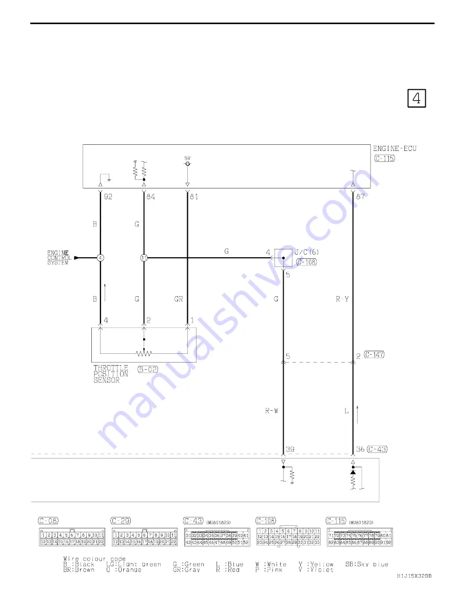 Mitsubishi MOTORS Lancer Evolution-VII 2001 Workshop Manual Download Page 1340