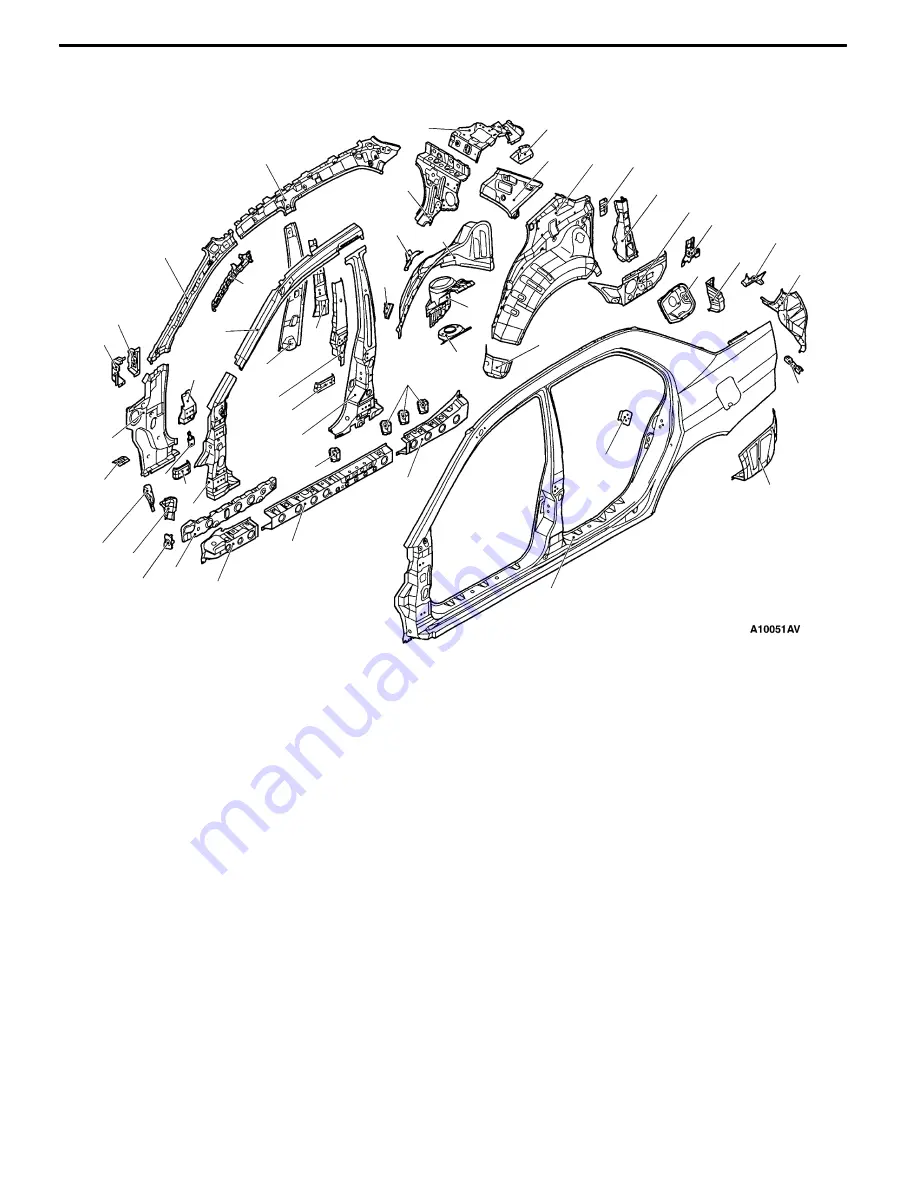 Mitsubishi MOTORS Lancer Evolution-VII 2001 Workshop Manual Download Page 1402