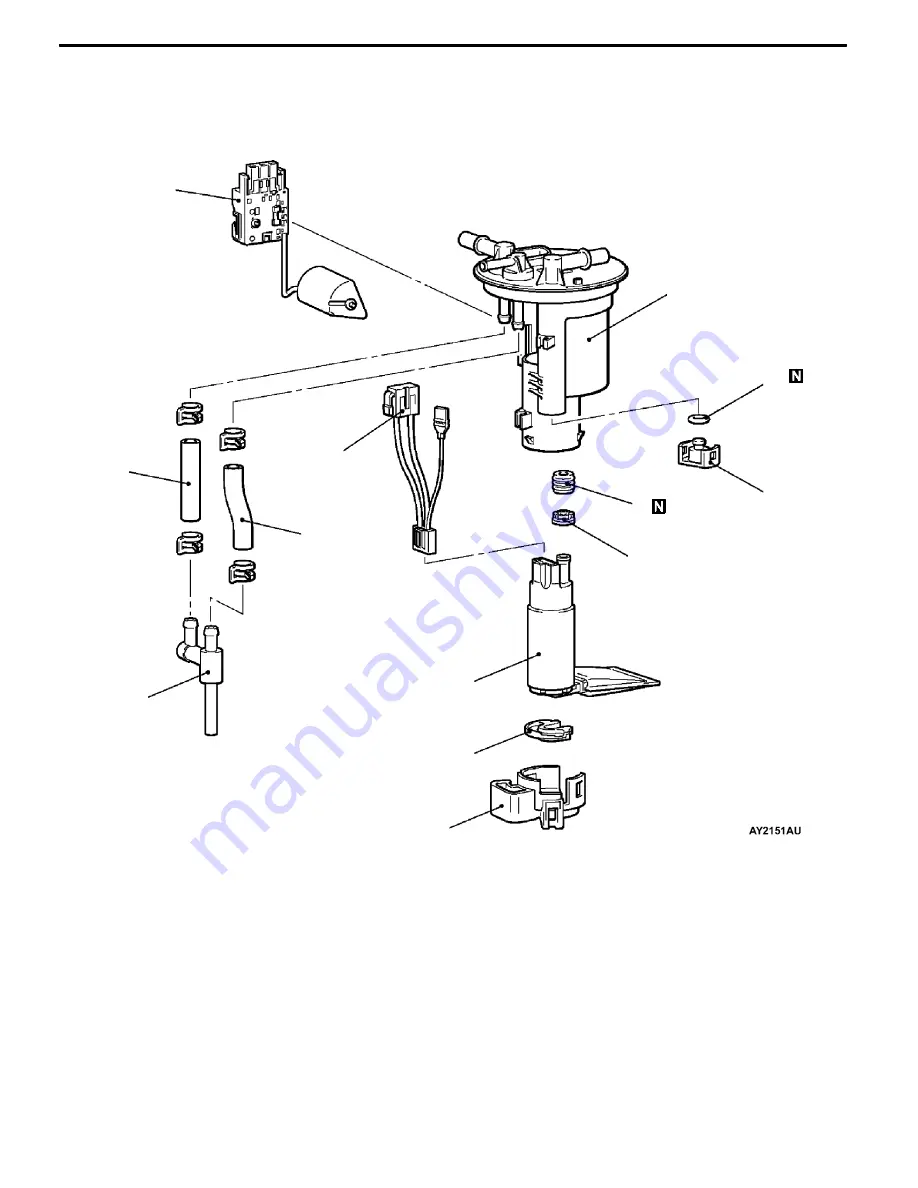 Mitsubishi MOTORS Lancer Evolution-VII 2001 Workshop Manual Download Page 312