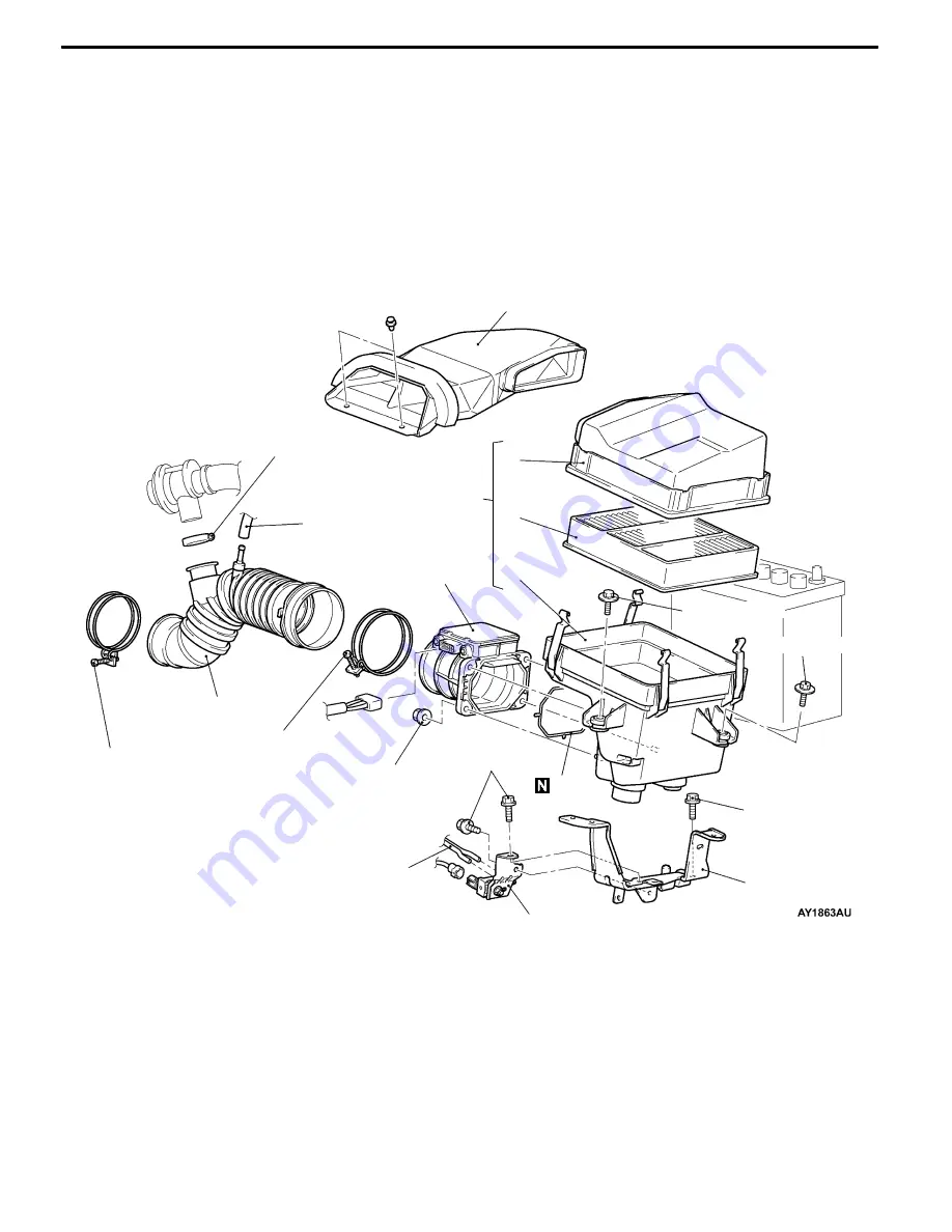 Mitsubishi MOTORS Lancer Evolution-VII 2001 Workshop Manual Download Page 339