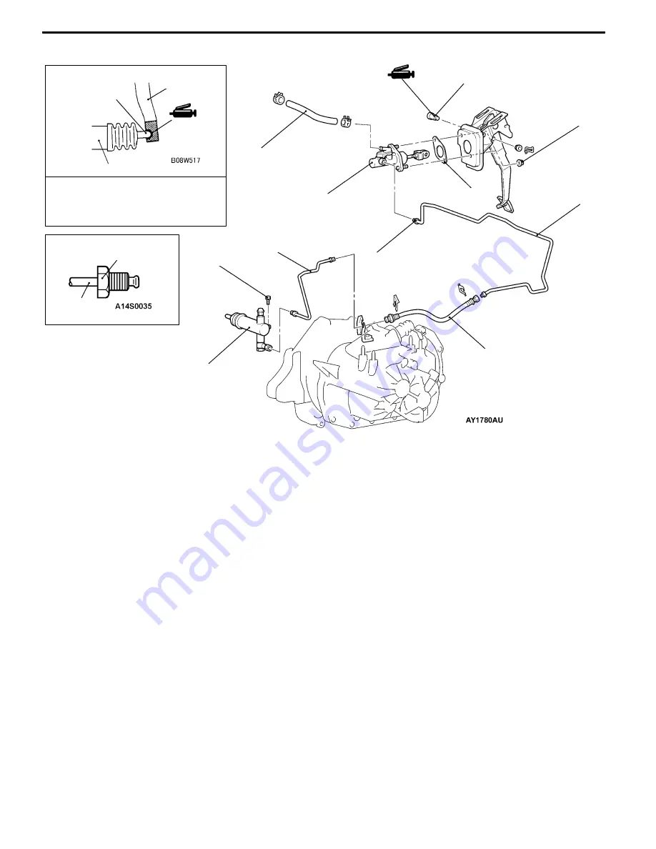 Mitsubishi MOTORS Lancer Evolution-VII 2001 Workshop Manual Download Page 423