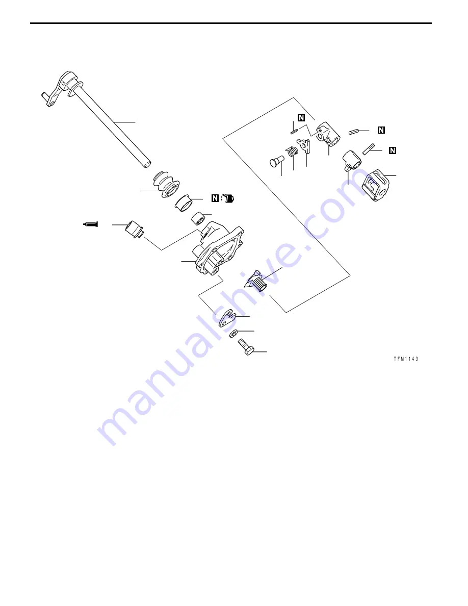 Mitsubishi MOTORS Lancer Evolution-VII 2001 Workshop Manual Download Page 531