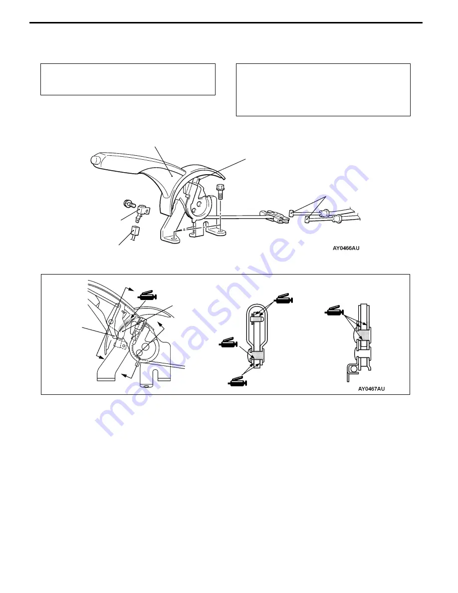 Mitsubishi MOTORS Lancer Evolution-VII 2001 Workshop Manual Download Page 758