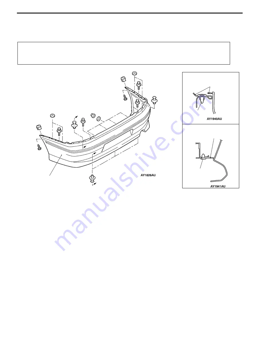 Mitsubishi MOTORS Lancer Evolution-VII 2001 Workshop Manual Download Page 845