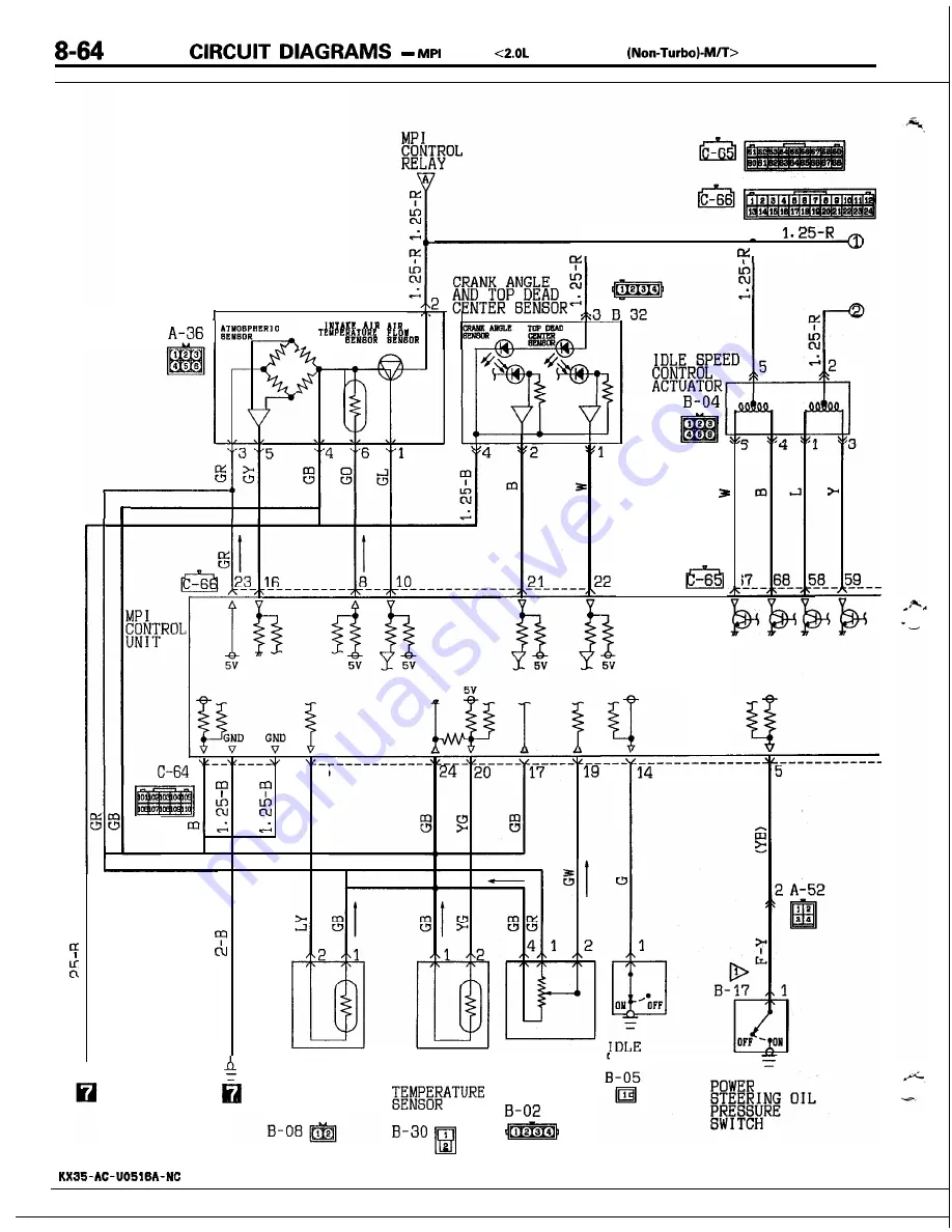 Mitsubishi MOTORS Laser 1991 Скачать руководство пользователя страница 64