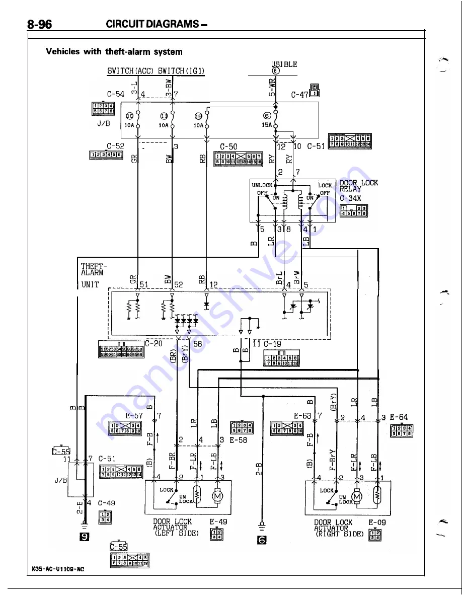 Mitsubishi MOTORS Laser 1991 Скачать руководство пользователя страница 96