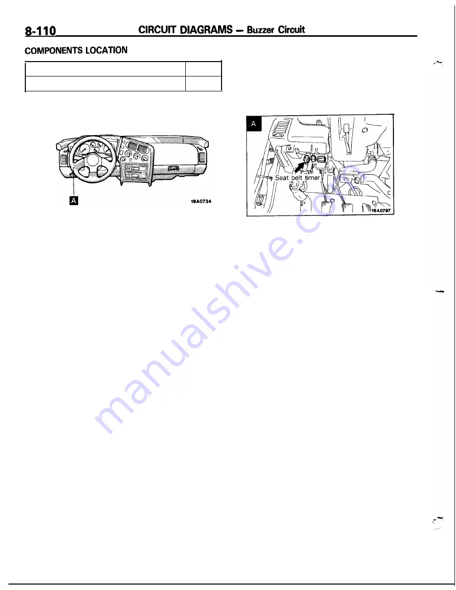 Mitsubishi MOTORS Laser 1991 Service Manual Download Page 110