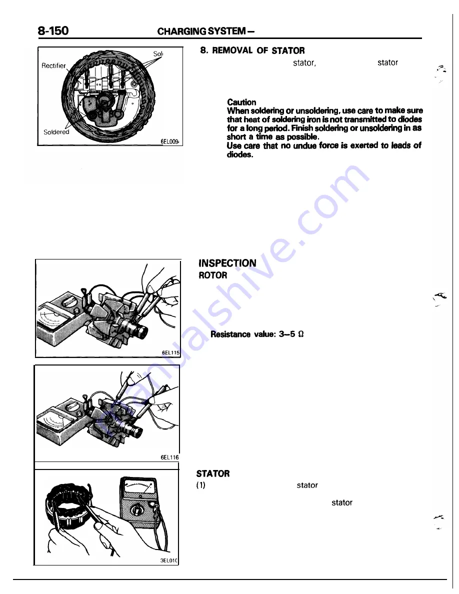 Mitsubishi MOTORS Laser 1991 Service Manual Download Page 150