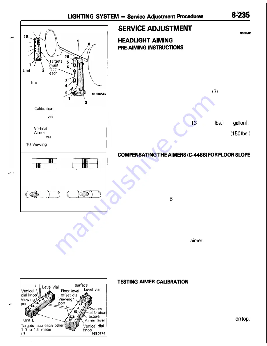 Mitsubishi MOTORS Laser 1991 Service Manual Download Page 235