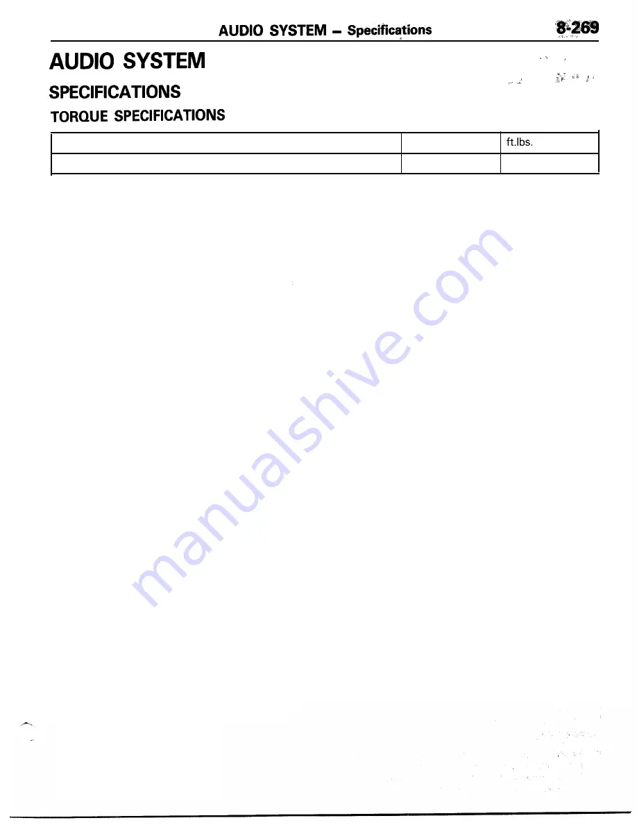 Mitsubishi MOTORS Laser 1991 Service Manual Download Page 269