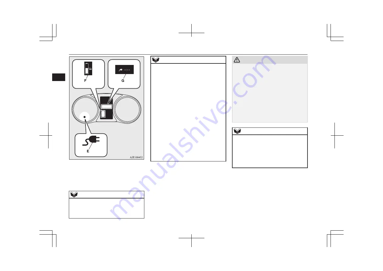 Mitsubishi MOTORS Outlander PHEV 2016 Owner'S Manual Download Page 50