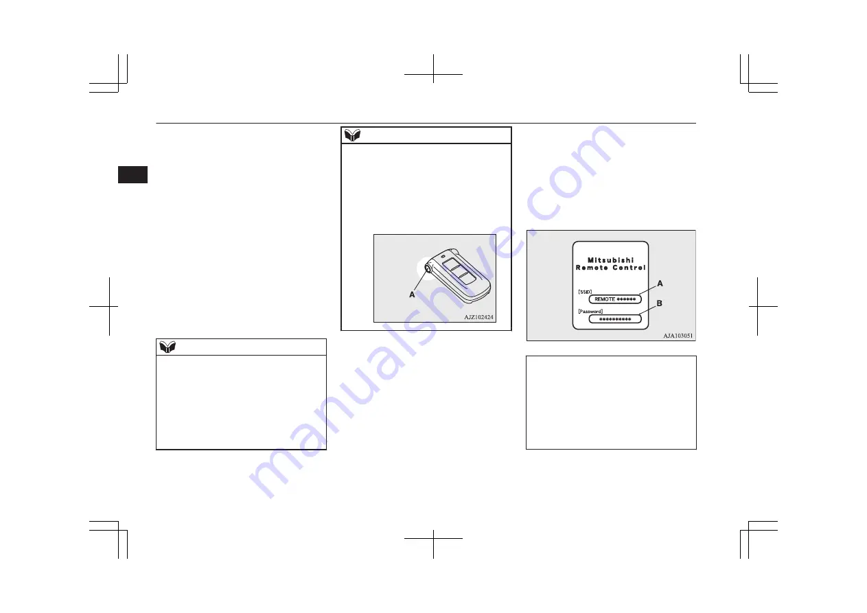 Mitsubishi MOTORS Outlander PHEV 2016 Owner'S Manual Download Page 56