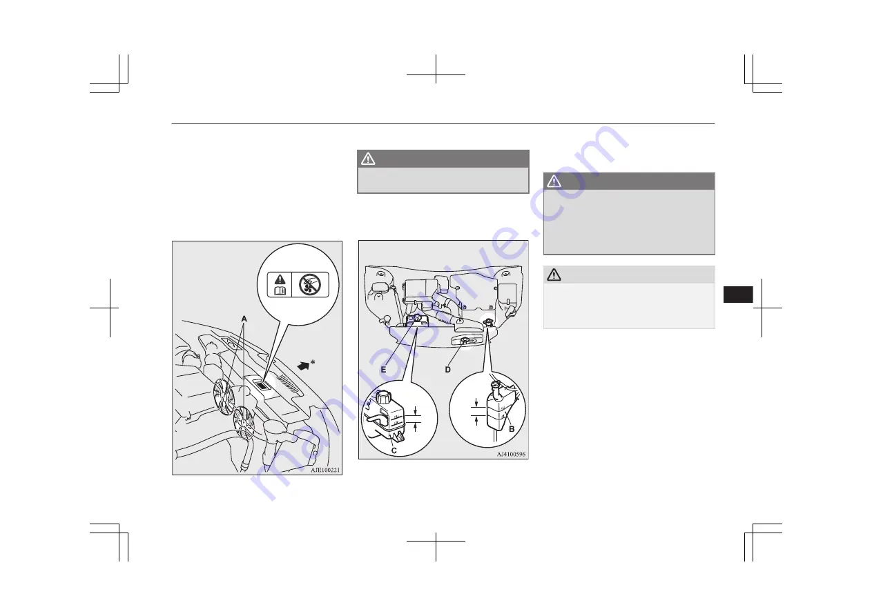 Mitsubishi MOTORS Outlander PHEV 2016 Owner'S Manual Download Page 389