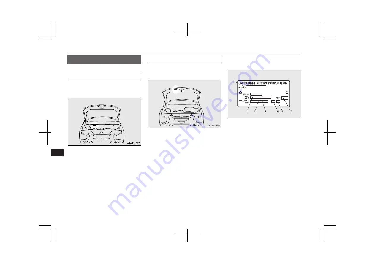 Mitsubishi MOTORS Outlander PHEV 2016 Owner'S Manual Download Page 446