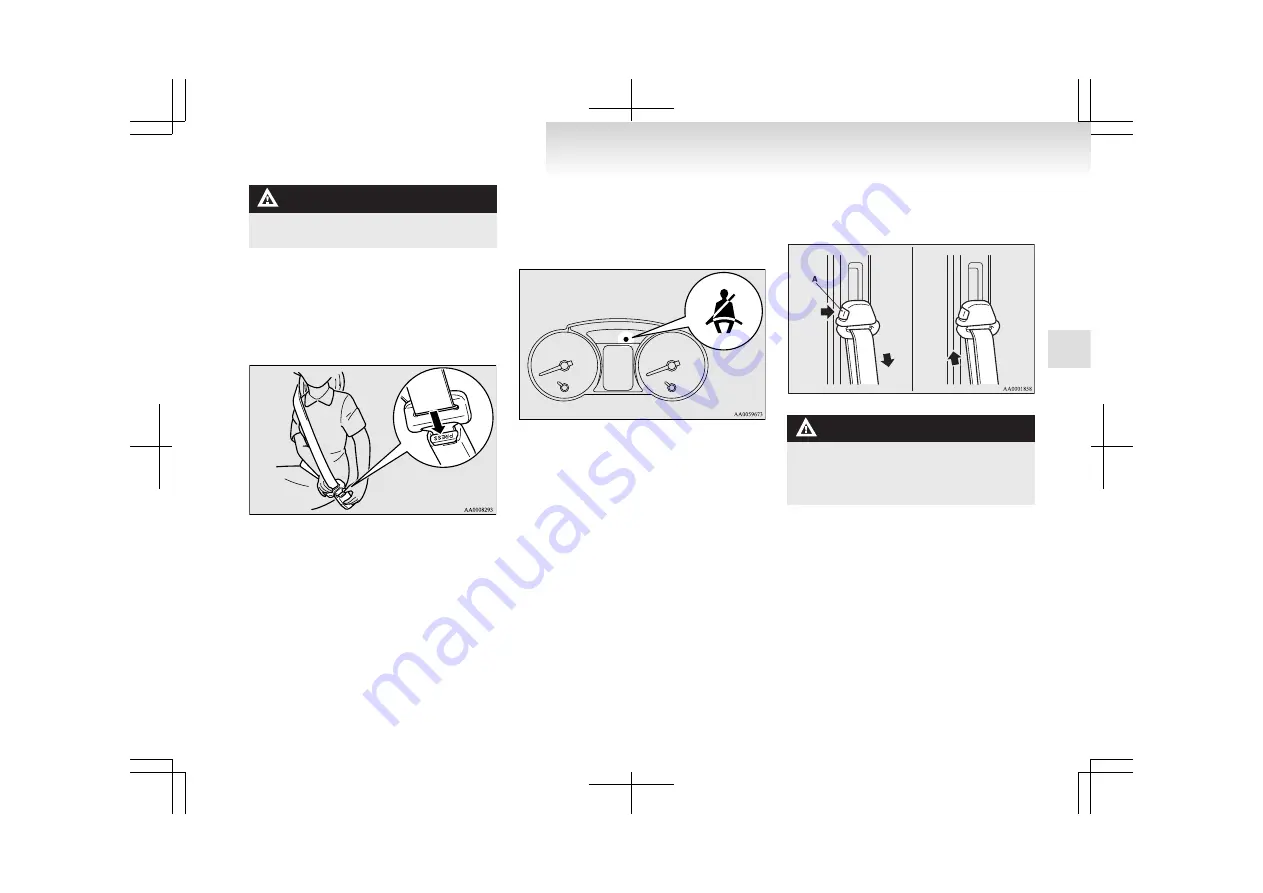 Mitsubishi MOTORS Pajero Owner'S Manual Download Page 58