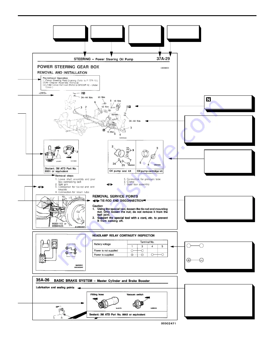 Mitsubishi MOTORS Space Runner 1998 Workshop Manual Download Page 7