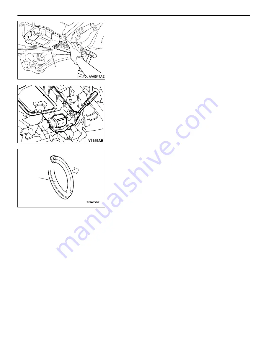 Mitsubishi MOTORS Space Runner 1998 Workshop Manual Download Page 96