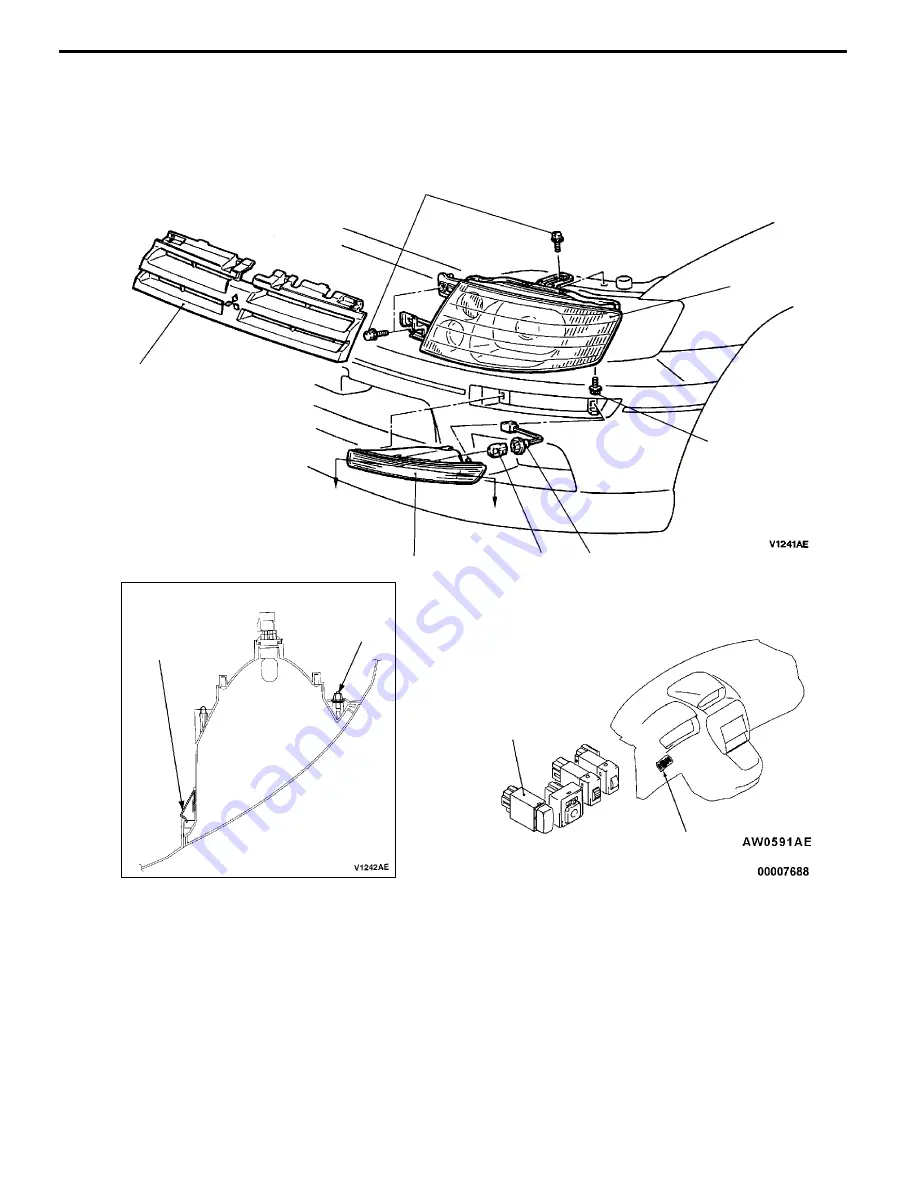 Mitsubishi MOTORS Space Runner 1998 Workshop Manual Download Page 1054