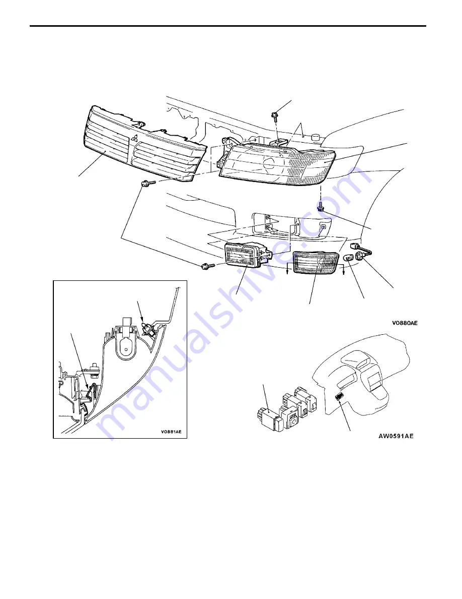 Mitsubishi MOTORS Space Runner 1998 Workshop Manual Download Page 1057