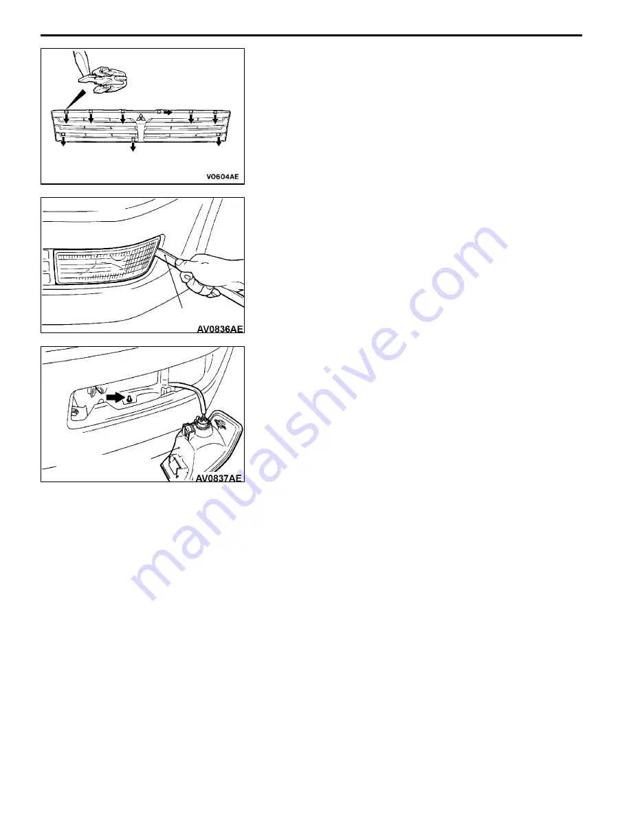 Mitsubishi MOTORS Space Runner 1998 Workshop Manual Download Page 1058