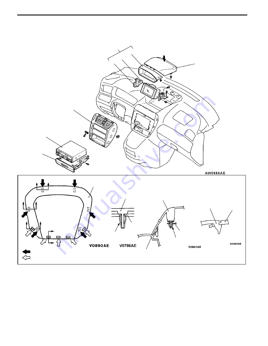 Mitsubishi MOTORS Space Runner 1998 Workshop Manual Download Page 1086