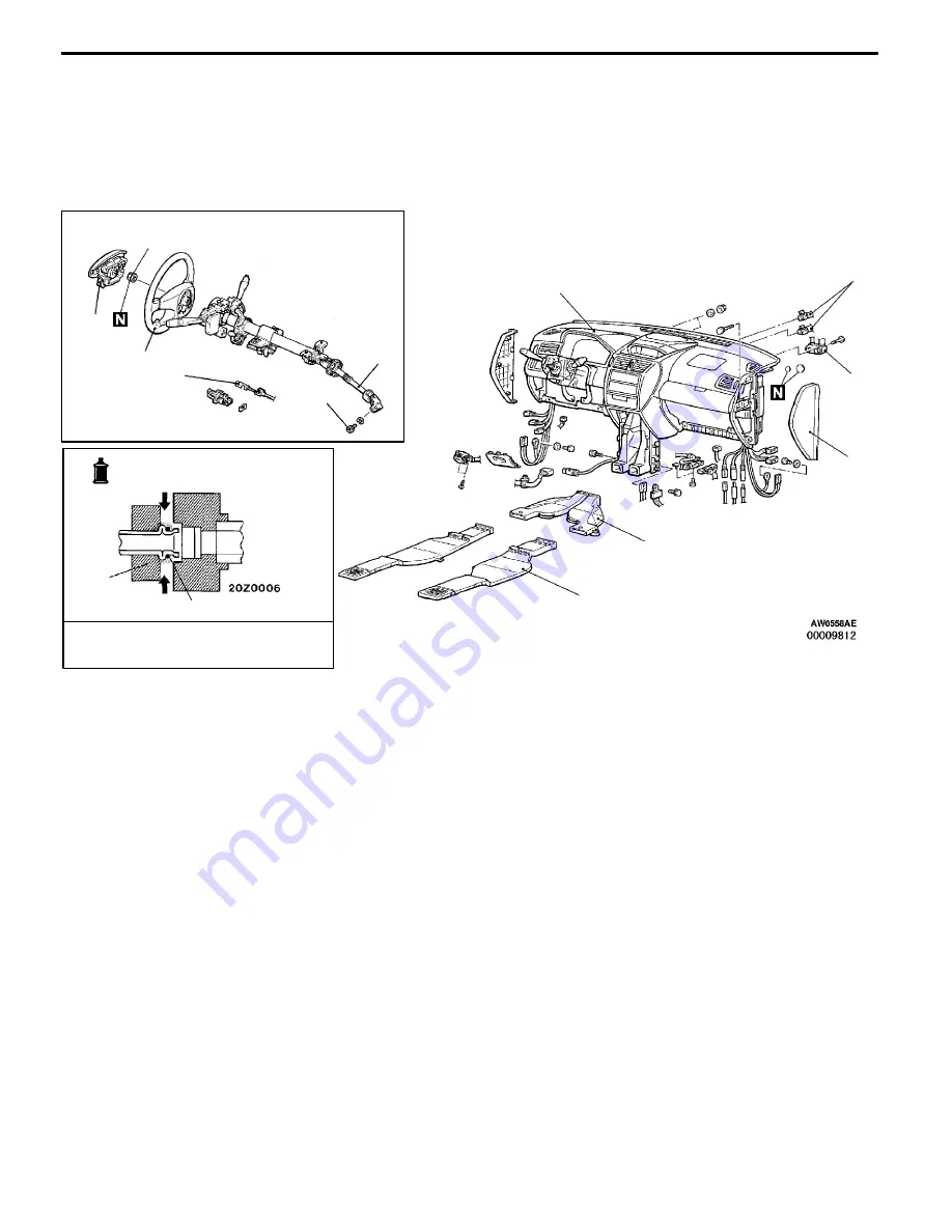 Mitsubishi MOTORS Space Runner 1998 Скачать руководство пользователя страница 1148