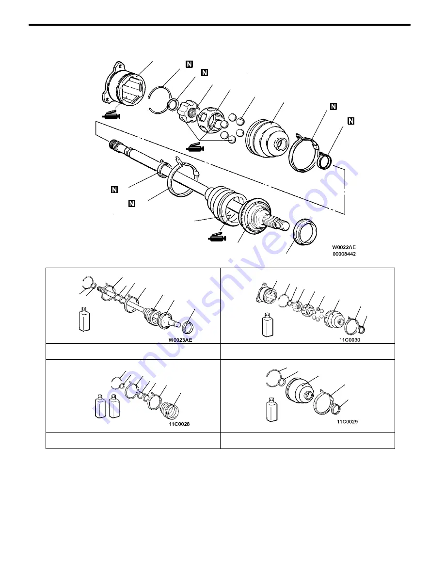 Mitsubishi MOTORS Space Runner 1998 Workshop Manual Download Page 584