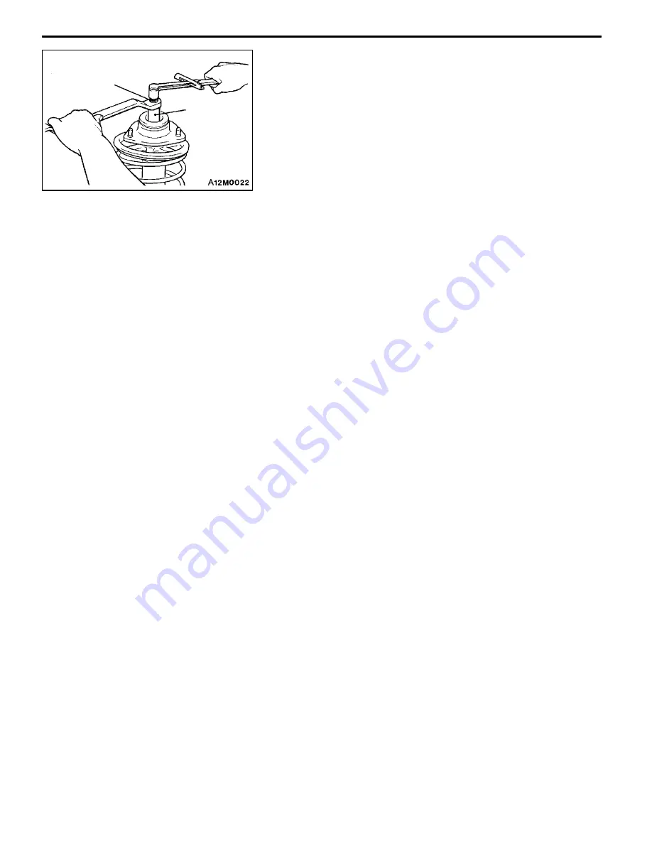 Mitsubishi MOTORS Space Runner 1998 Workshop Manual Download Page 633