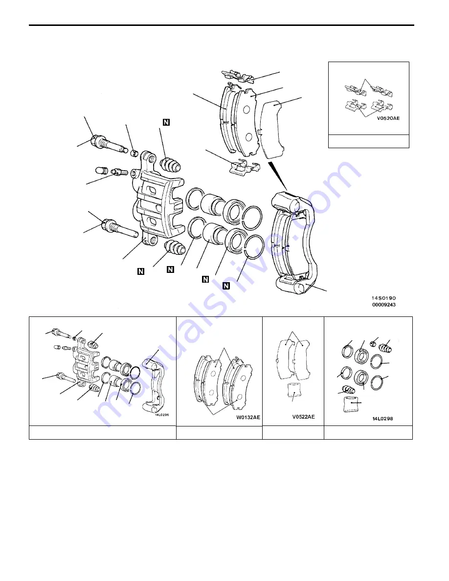 Mitsubishi MOTORS Space Runner 1998 Скачать руководство пользователя страница 682