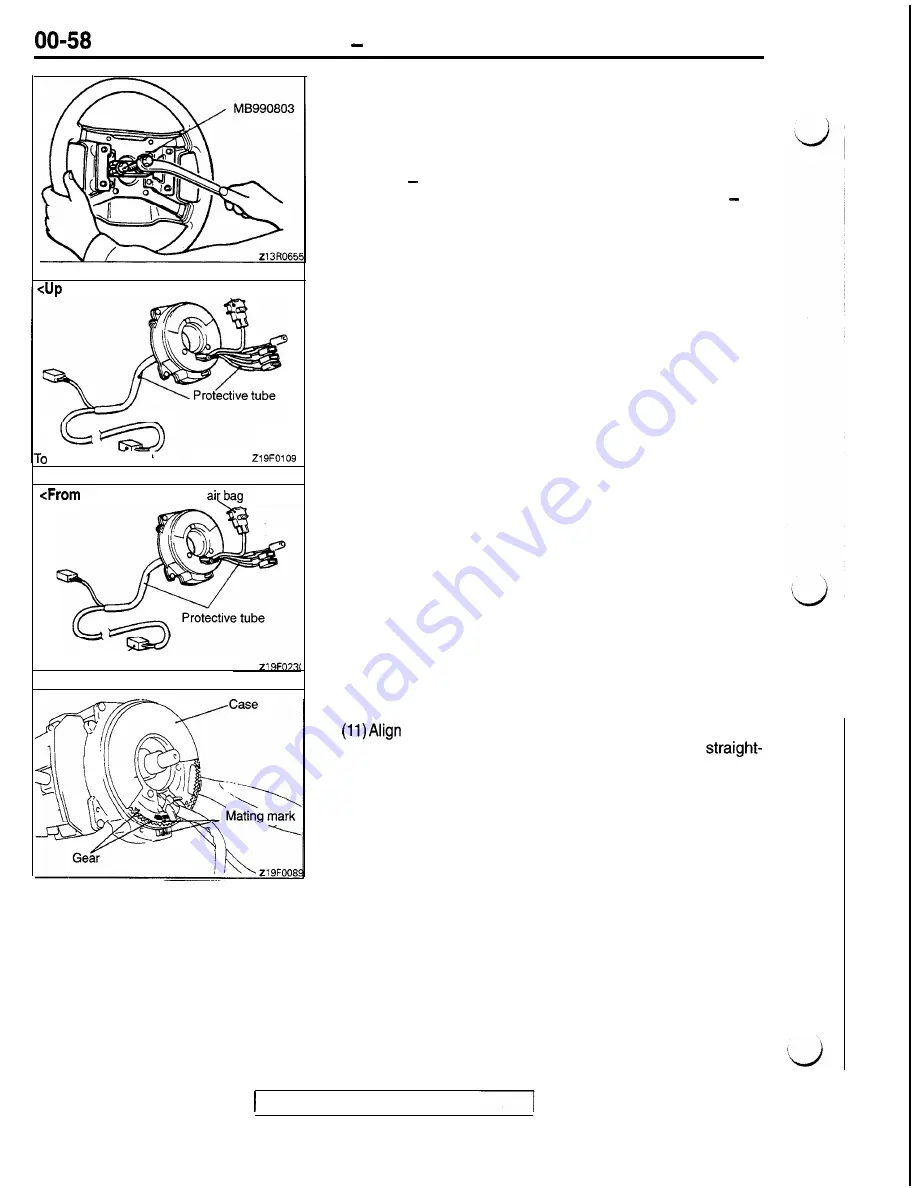 Mitsubishi 1992 3000GT Service Manual Download Page 62