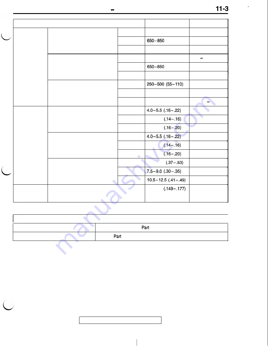 Mitsubishi 1992 3000GT Service Manual Download Page 69