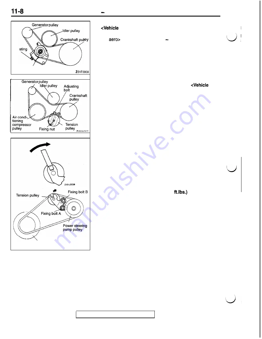 Mitsubishi 1992 3000GT Service Manual Download Page 74