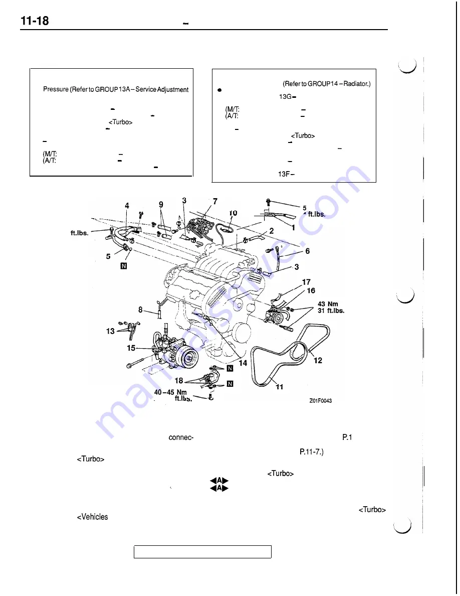 Mitsubishi 1992 3000GT Скачать руководство пользователя страница 84