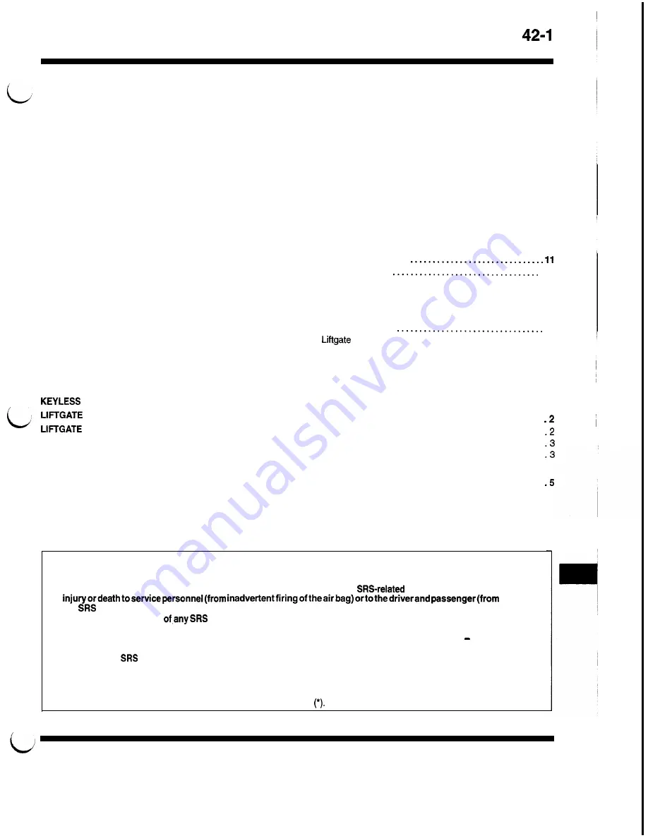 Mitsubishi 1992 3000GT Service Manual Download Page 1007